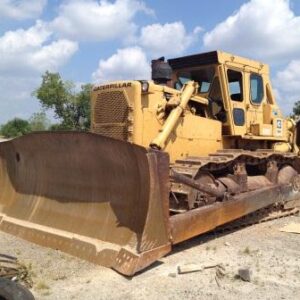 A Caterpillar bulldozer.