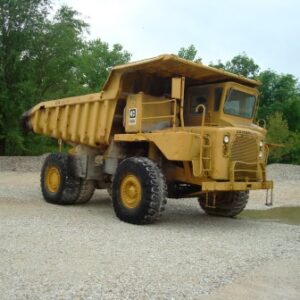 A Caterpillar 769B off road truck.