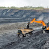 Construction mining site
