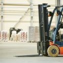 Storing a forklift in the winter