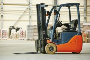 Storing a forklift in the winter