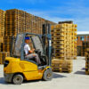 Forklift for construction projects