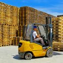 Forklift for construction projects