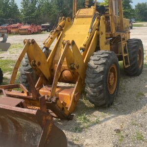 A Fiat Allis rubber tire loader.