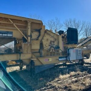 A portable impact crusher