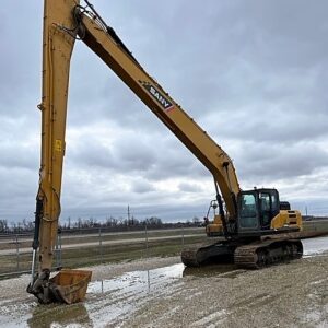 A SANY long reach excavator.