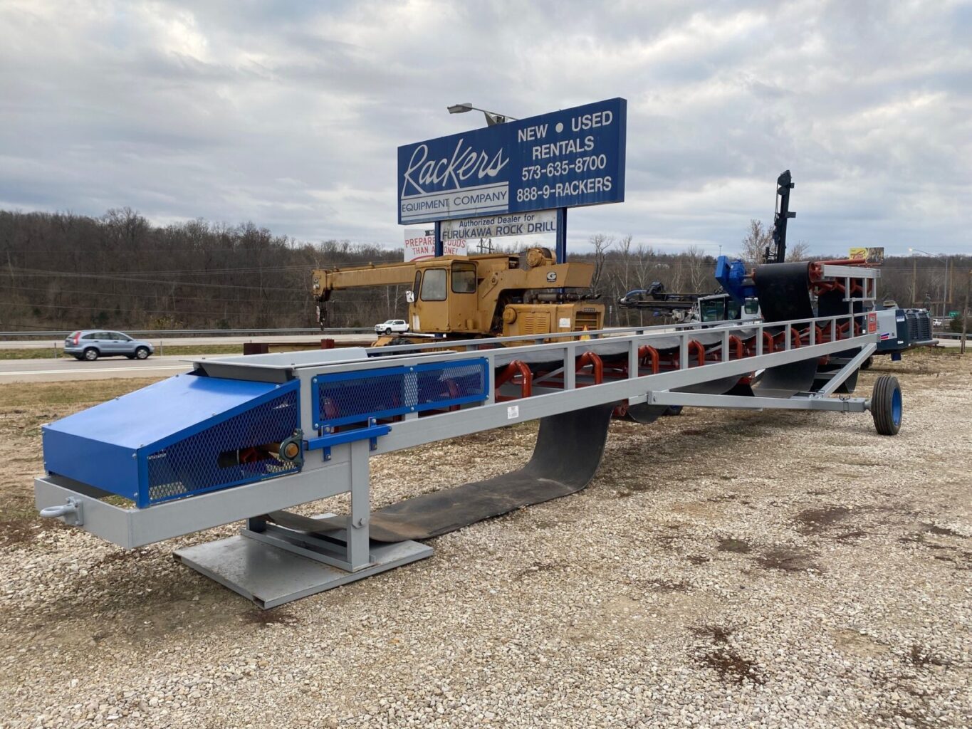 NEW (2023) WILLIS 36"x60' RADIAL STACKER Rackers Equipment Company