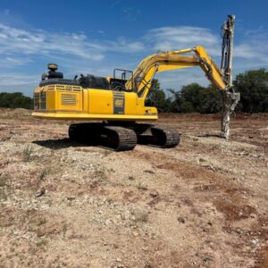 (2022) JOHN HENRY JH20 DRILL ON KOMATSU PC210 W/ APPROX 3489 HRS & 1500 DRIFTER HRS