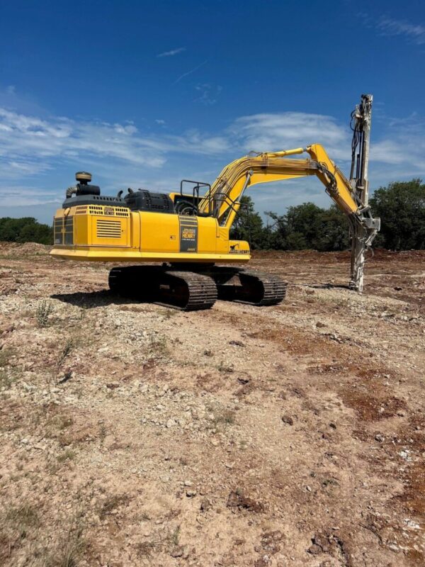 (2022) JOHN HENRY JH20 DRILL ON KOMATSU PC210 W/ APPROX 3489 HRS & 1500 DRIFTER HRS
