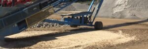 conveyor on quarry site