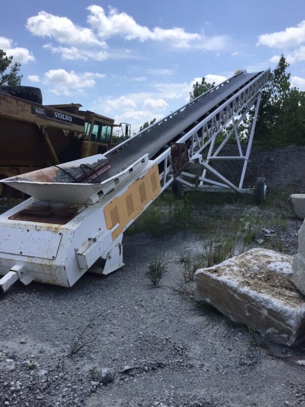 INERTIA 36"X60' RADIAL STACKER WITH 20HP ELECTRIC MOTOR AND DODGE GEARBOX - Image 2