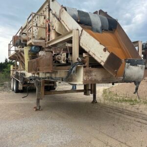 (2007) PORTABLE CEDARAPIDS 7X20 3-DECK SCREEN W/ 50HP MOTOR ON MASABA 2-AXLE CHASSIS
